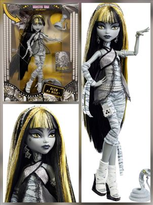Monster High Reel Drama Cleo de Nile- novo