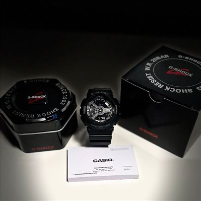 Nov G Shock crni original akcija