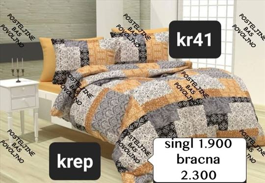Posteljina od krepa