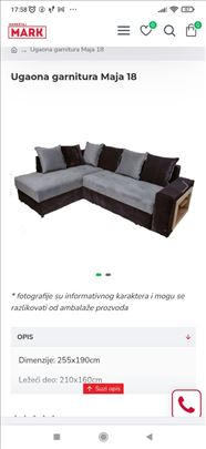Prodajem ugaonu garnituru