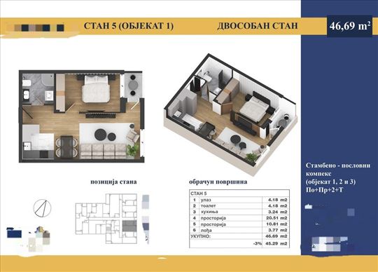 Stambeno poslovni objekat-najlepši deo Adica