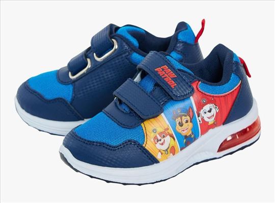 Patrolne šape patike, svetleći đon, dok ima brojev