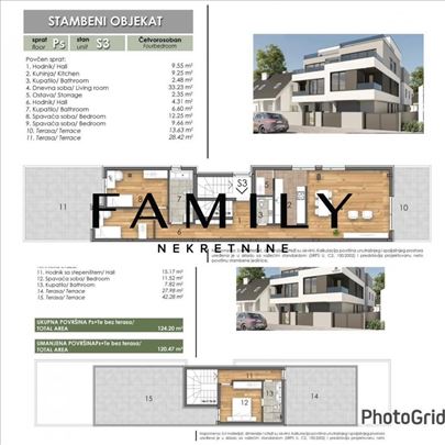 Prodaje se četvorosoban Duplex stan u izgradnji– T