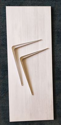 Zidna polica sa ugaonicima 72x29x2 cm