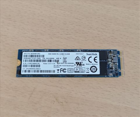 512GB SanDisk X400 M.2 2280 SATA III NGFF