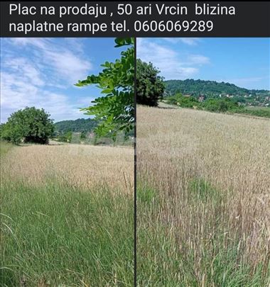 Prodaja placa u blizini naplatne rampe u Vrcinu