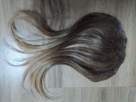 ombre šiške prirodna kosa