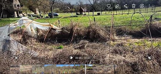 Prodaja Kostura Plastenika od metala! Polovno