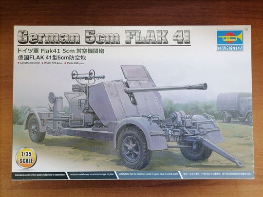 Trumpeter 1/35 / German 5cm Flak 41