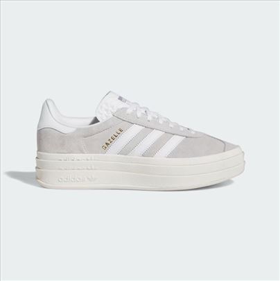 Adidas Gazelle Bold Grey White; nove adidas patike