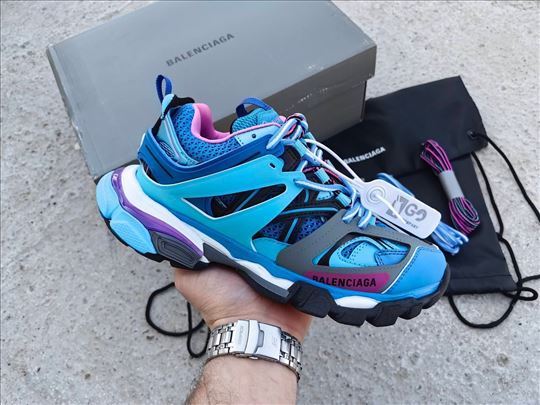 Balenciaga Track Light Blue Pink; Nove Balensiaga