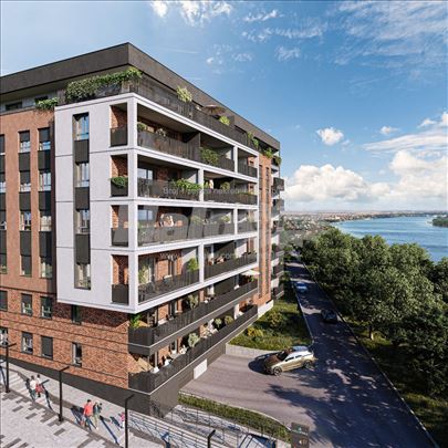 Dvosoban penthouse 57.63m2 +15,2 m²,  Novi Banovci