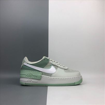 Nike Air Force 1 Shadow Spruce Aura White; Nove AF