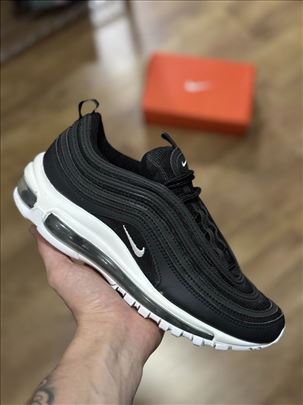 NIKE AIR MAX 97 Black White; Nove Najke Patike;