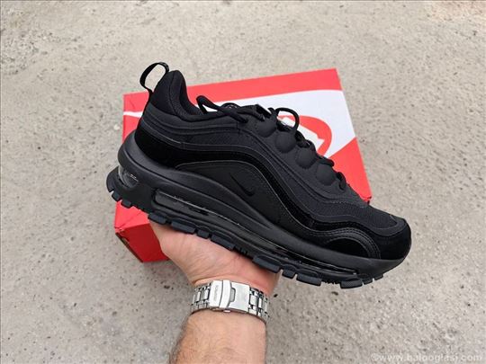 Nike Air Max 97 Futura Triple Black; Skroz Crne