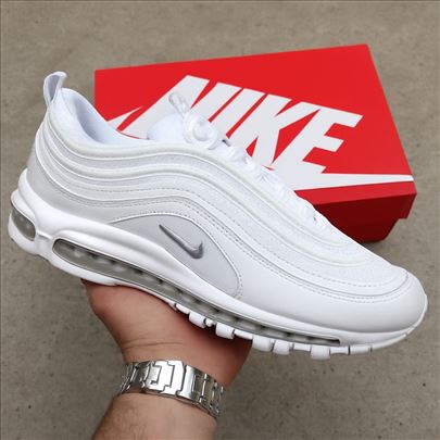 Nike air max 97 triple white; Nove Najk Patike