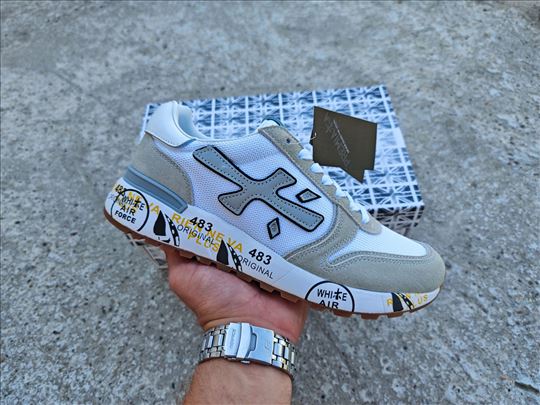 Premiata Mick 483 White Beige; Nove bele Premijata