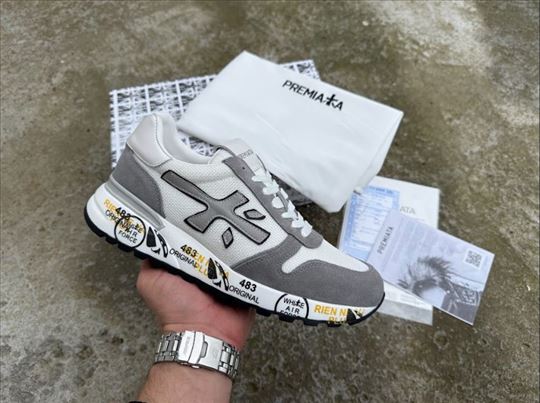 Premiata Mick 483 White & Silver; Nove Premijata