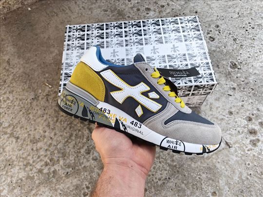 Premiata Mick 483 Yellow Silver; Nove žuto sive