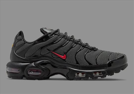 Nike Air Max Plus TN Metal Mesh Black Red; Nove TN