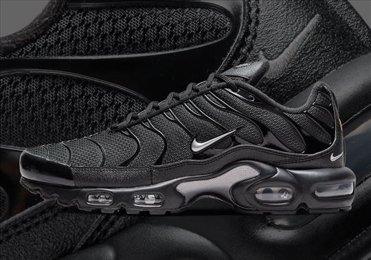 Nike Air Max Plus TN Mini Swoosh Black Silver