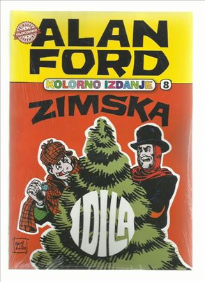 Alan Ford CPG Kolorno izdanje 8 Zimska idila (celo