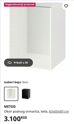 Donji kuhinjski elementi NOVO 