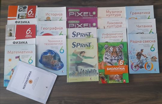 Na prodaju udzbenici za 6. razred osnovne skole