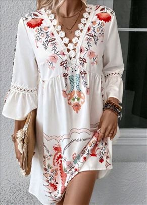 Nova cvetna elegantna haljina