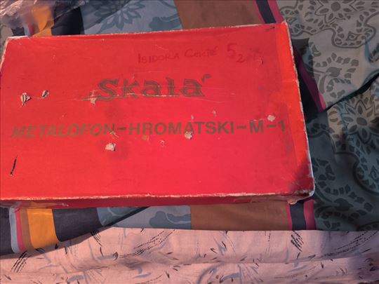 Skala, Metalofon Hromatski Dvoredni-M-1