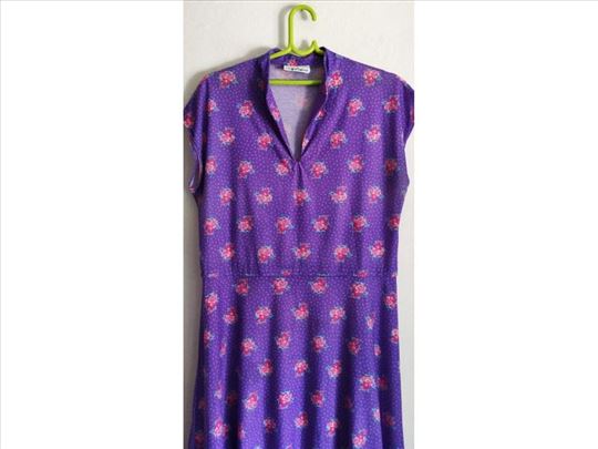 Vintage cvetna haljina JSE California vel. L