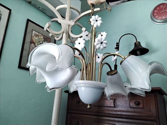 Vintage viseci luster-italijanski stil,Murano look