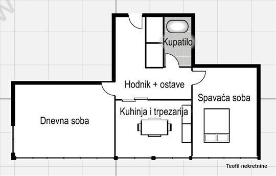 Dušanovac 62 sa prelepim pogledom ,adaptibilan