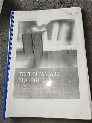 Zbirka iz biologije za prijemni ispit Foča