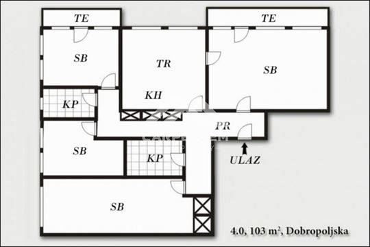 Dobropoljska,odličan stan kao posl. prostor, 103m2