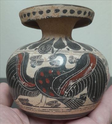 Corinthian aryballos 700bc with certification