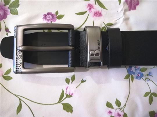 Novi muski kozni markirani kais Hugo Boss Novo