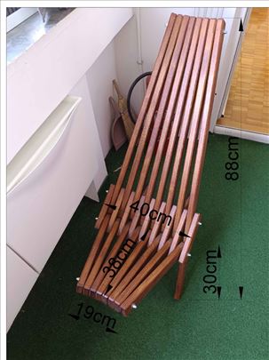 Sklopiva drvena stolica