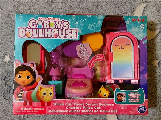 Gabi Dollhouse Gabina kuća Mjaustučence spavaća 