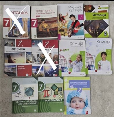 Komplet udžbenika 7 za sedmi i razred