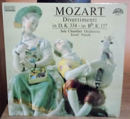 Mozart, Suk Chamber Orchestra,Josef Vlach Diverti