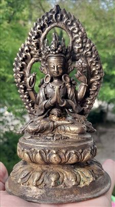 Newar culture buddha - Chenrezig circa 1700's