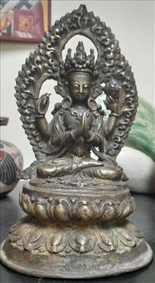 Newar culture buddha - Chenrezig 18-19th cent