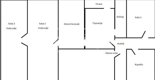 Stan na strelistu 90m2 3 sobe