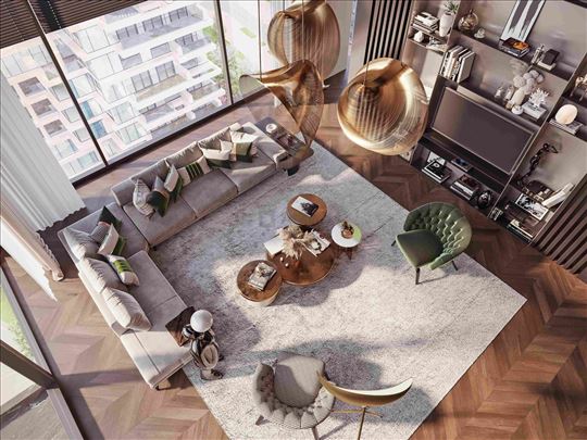 Stan sa panoramskim pogledom na reku u BW Perla