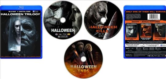 Blu Ray Halloween Trilogy