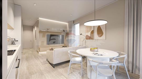 Palilulska Oaza, Novogradnja, 52m2 Dvosoban