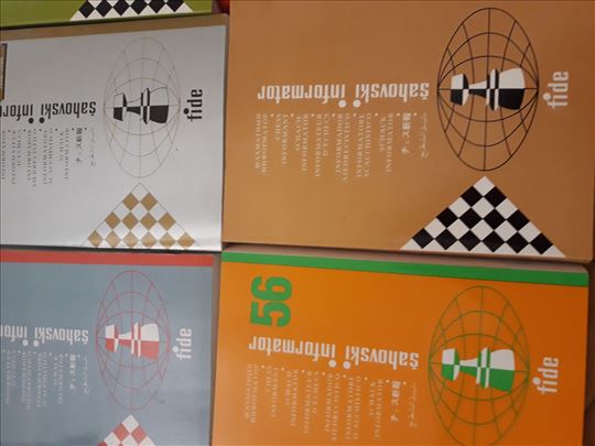 Prodajem sahovski informator komplet od 50 knjiga