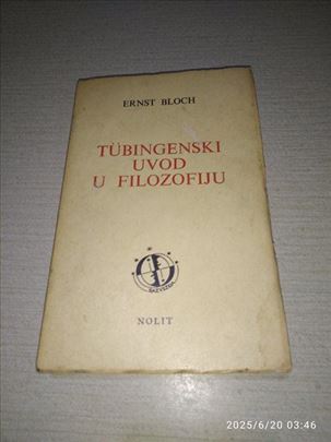 Ernst Bloch: Tübingenski uvod u filozofiju