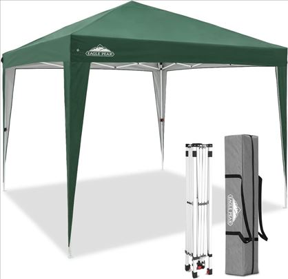 Gazebo Paviljon Eagle Peak 3x3m Zeleni